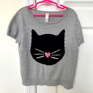 Aeropostale p.s. Gray Cat Sweater